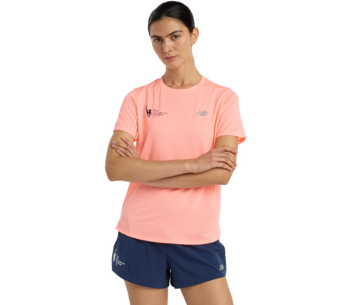 New Balance NYC MARATHON ATHLETICS LÖPARTSHIRT Rosa