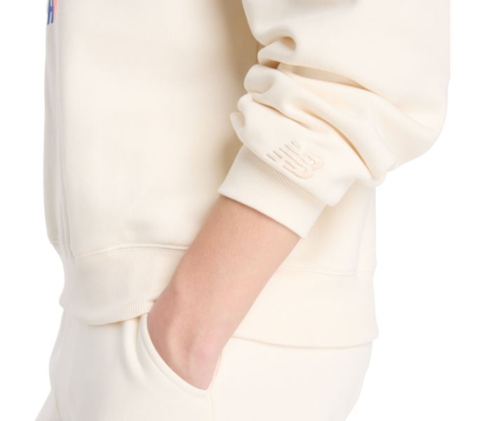 New Balance NYC MARATHON FLEECE CREW  Beige