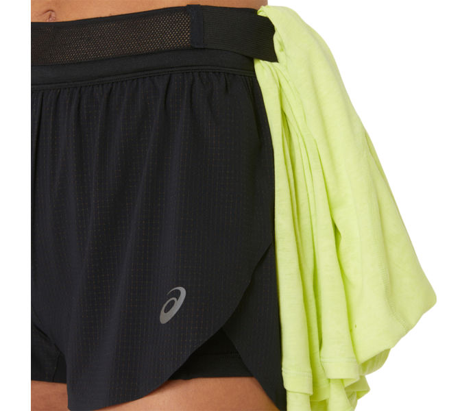 Asics METARUN SPLIT SHORTS LÖPARSHORTS Svart
