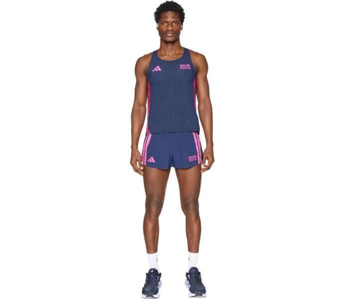 adidas BERLIN MARATHON 2025 SINGLET LÖPARLINNE Blå