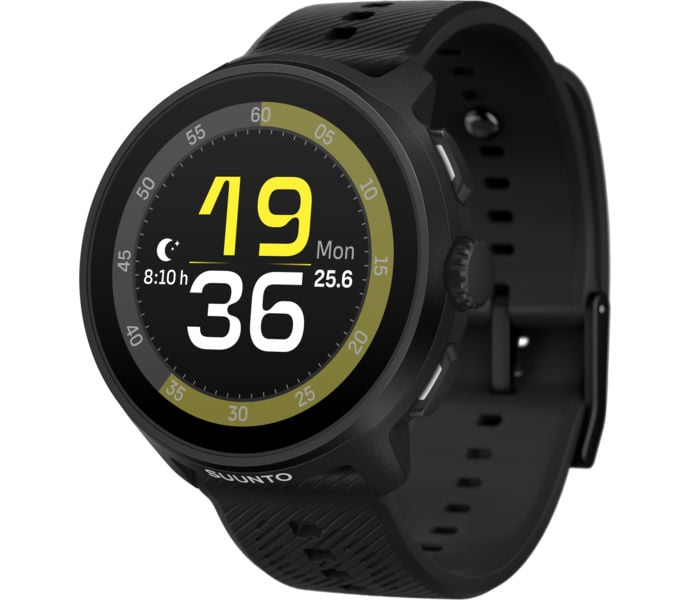 Suunto RUN SILICONE SPORTKLOCKA Svart
