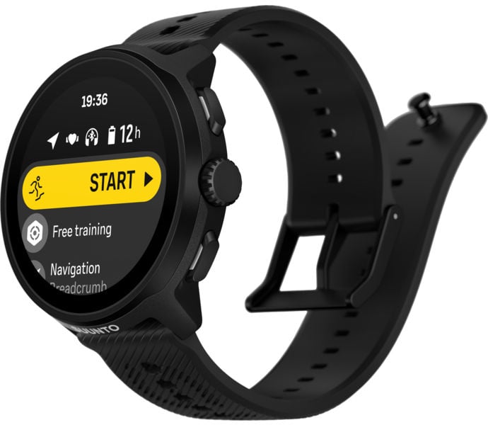 Suunto RUN SILICONE SPORTKLOCKA Svart