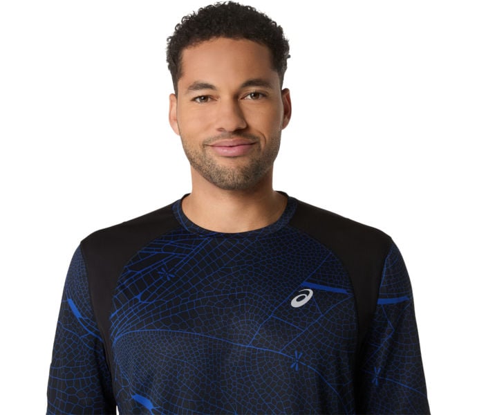 Asics ROAD LITE-SHOW SS TOP LÖPARTSHIRT Blå