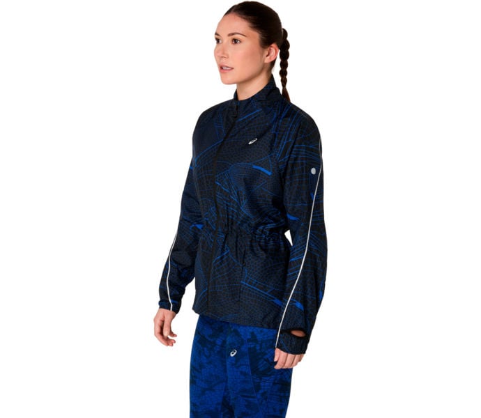 Asics ROAD LITE-SHOW PACKABLE LÖPARJACKA Blå