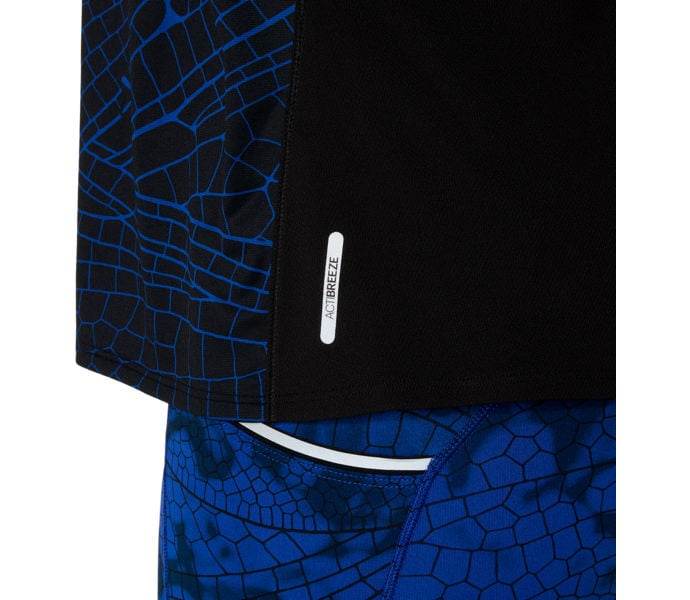 Asics ROAD LITE-SHOW SS TOP LÖPARTSHIRT Blå