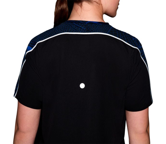 Asics ROAD LITE-SHOW SS TOP LÖPARTSHIRT Blå
