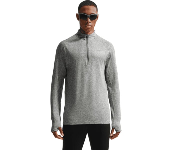 Nike DRI-FIT STRIDE HALF ZIP LÖPARTRÖJA Grå