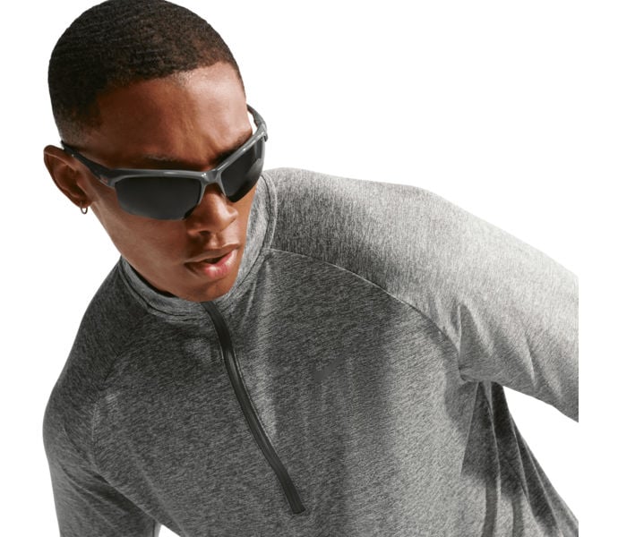 Nike DRI-FIT STRIDE HALF ZIP LÖPARTRÖJA Grå