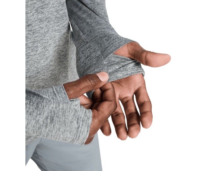 Nike DRI-FIT STRIDE HALF ZIP LÖPARTRÖJA Grå