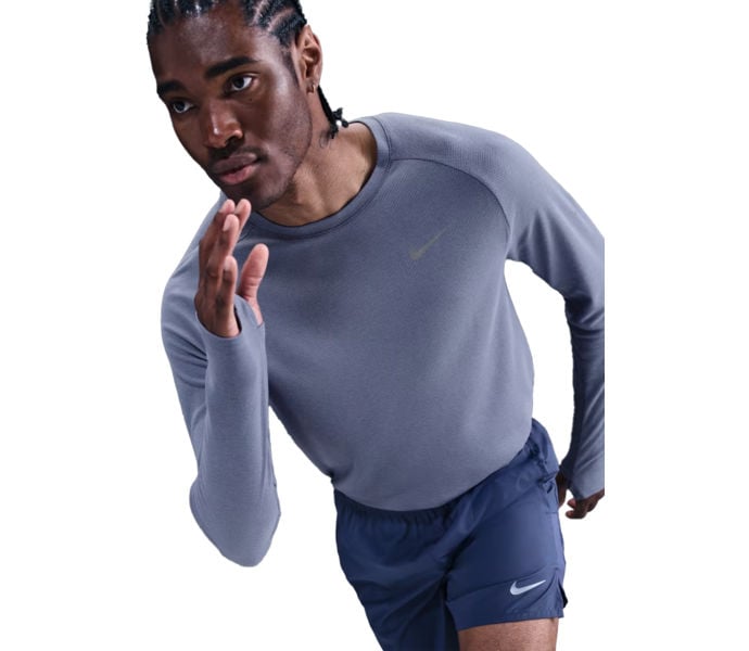 Nike STRIDE MEN'S DRI-FIT RUNNING LÖPARTRÖJA Blå