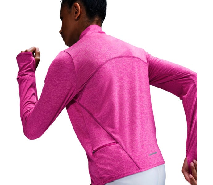 Nike SWIFT ELEMENT UV PROTECTION 1/4-ZIP LÖPARTRÖJA Rosa