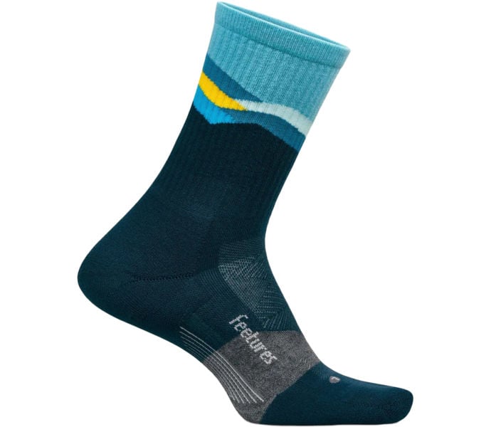 Feetures TRAIL MAX CUSHION MINI CREW LÖPARSTRUMPA Blå
