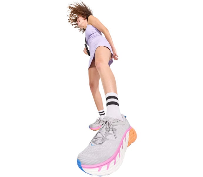 Feetures ELITE LIGHT CUSHION MINI CREW LÖPARSTRUMPA Vit