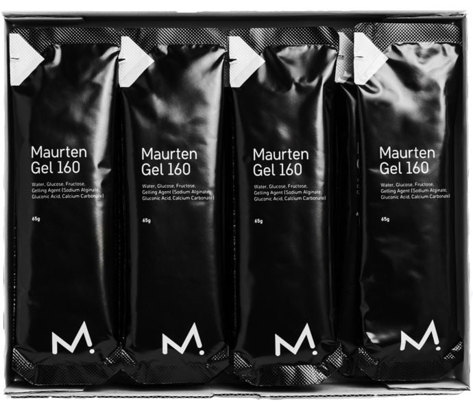 Maurten GEL 160 BOX 12 ST ENERGIGEL Svart