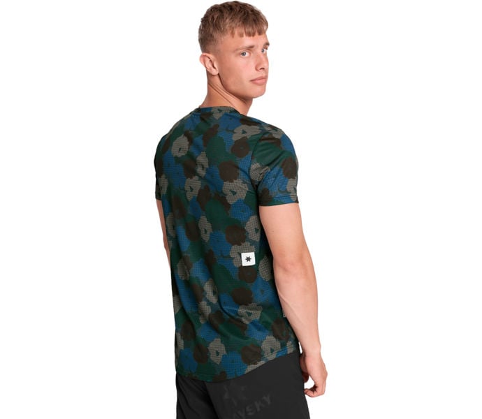SAYSKY FLOWER COMBAT T-SHIRT Blå