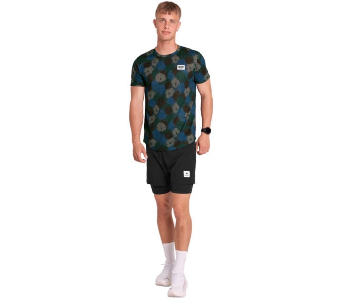 SAYSKY FLOWER COMBAT T-SHIRT Blå