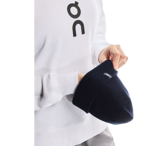 ON MERINO BEANIE LÖPARMÖSSA Blå