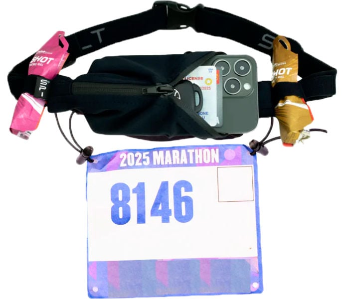 SpiBelt ENDURANCE PRO RACE LÖPARBÄLTE Svart