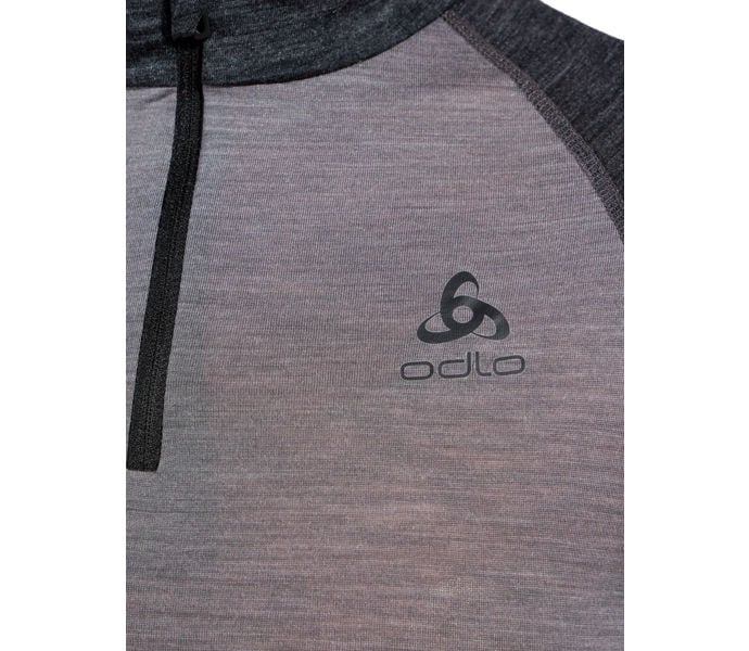 Odlo Performance Wool 150 Base Layer Half Zip LÖPARTRÖJA Grå