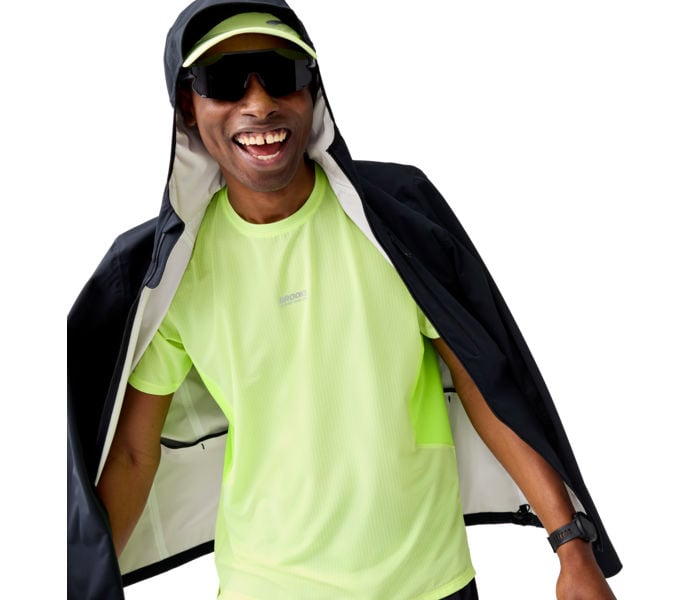 Brooks HIGH POINT WATERPROOF JACKET LÖPARJACKA Svart