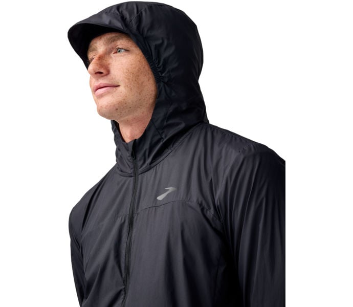 Brooks CANOPY PACKABLE JACKET LÖPARJACKA Svart