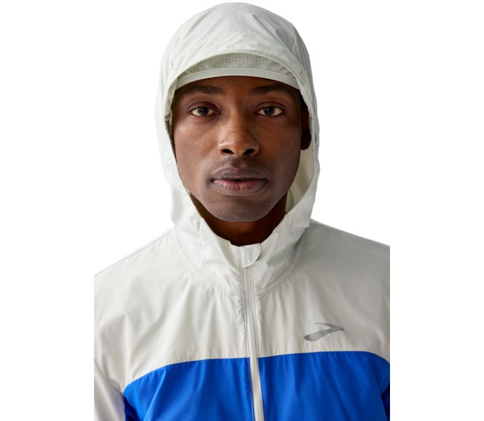 Brooks CANOPY PACKABLE JACKET LÖPARJACKA Blå