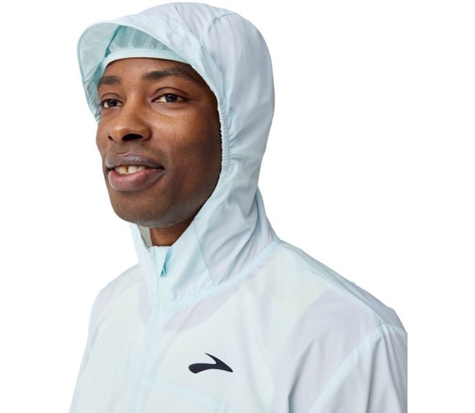 Brooks CANOPY PACKABLE JACKET LÖPARJACKA Blå