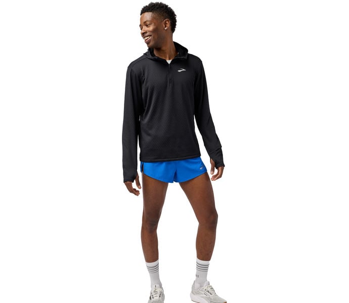 Brooks NOTCH THERMAL HOODIE 3.0 LÖPARTRÖJA Svart