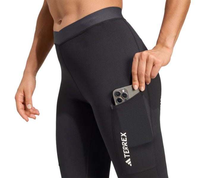 adidas XPERIOR BRUSHED TIGHTS LÖPARTIGHTS Svart