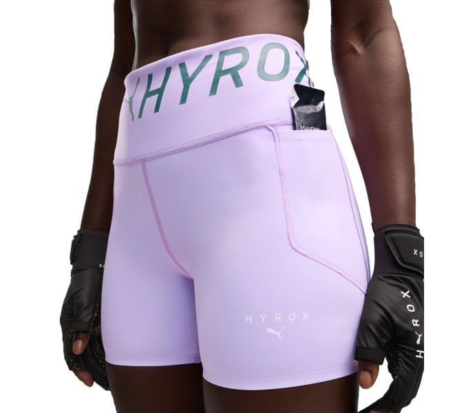 Puma HYROX PWRMODE 4" SHORT TIGHT LÖPARTIGHTS Lila