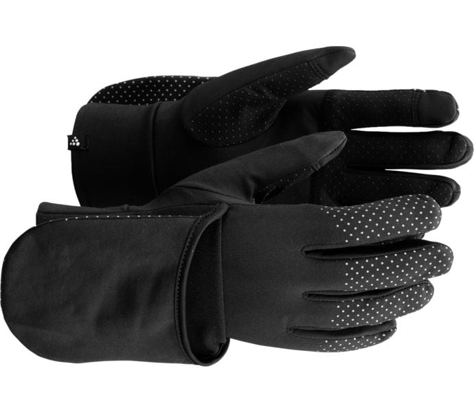 Craft Lumen Fleece Hybrid Glove 2 Löparhandske Svart