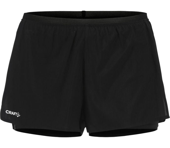 Craft RACE DAY SPLIT SHORTS LÖPARSHORTS Svart