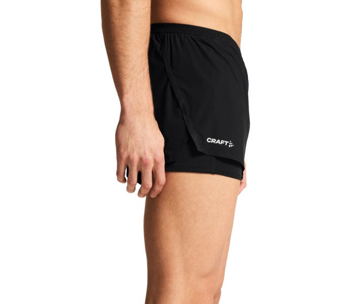 Craft RACE DAY SPLIT SHORTS LÖPARSHORTS Svart