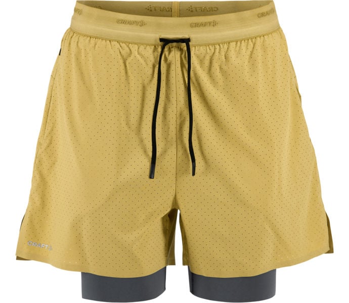 Craft HYPERVENT 2-IN-1 SHORTS LÖPARSHORTS Gul