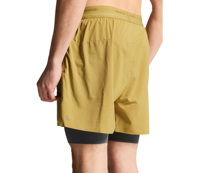 Craft HYPERVENT 2-IN-1 SHORTS LÖPARSHORTS Gul