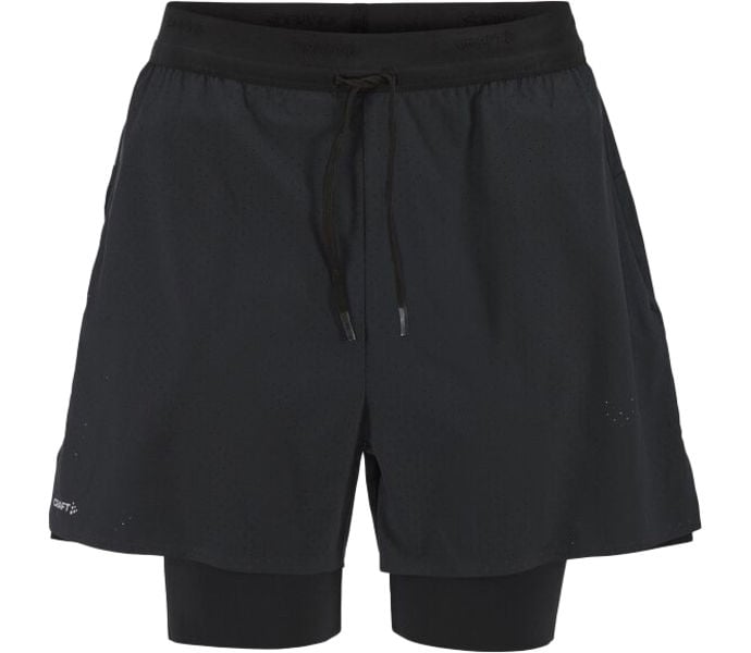 Craft HYPERVENT 2-IN-1 SHORTS LÖPARSHORTS Svart