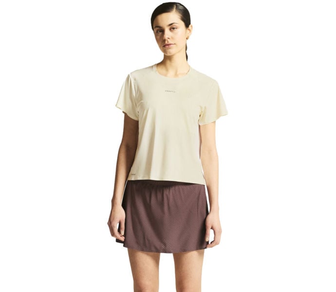 Craft HYPERVENT TEE LÖPARTSHIRT Beige