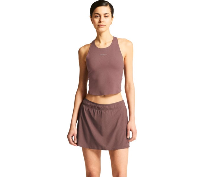 Craft HYPERVENT CROPPED POCKET SINGLET LÖPARLINNE Rosa