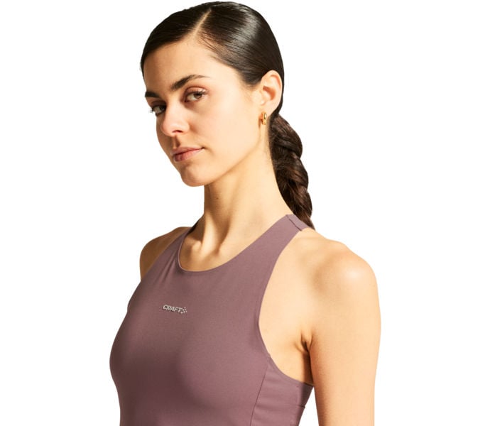 Craft HYPERVENT CROPPED POCKET SINGLET LÖPARLINNE Rosa