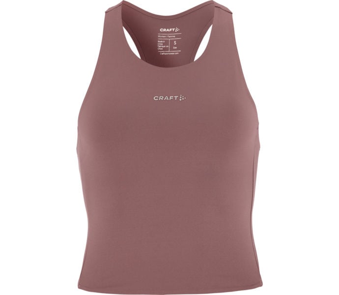 Craft HYPERVENT CROPPED POCKET SINGLET LÖPARLINNE Rosa