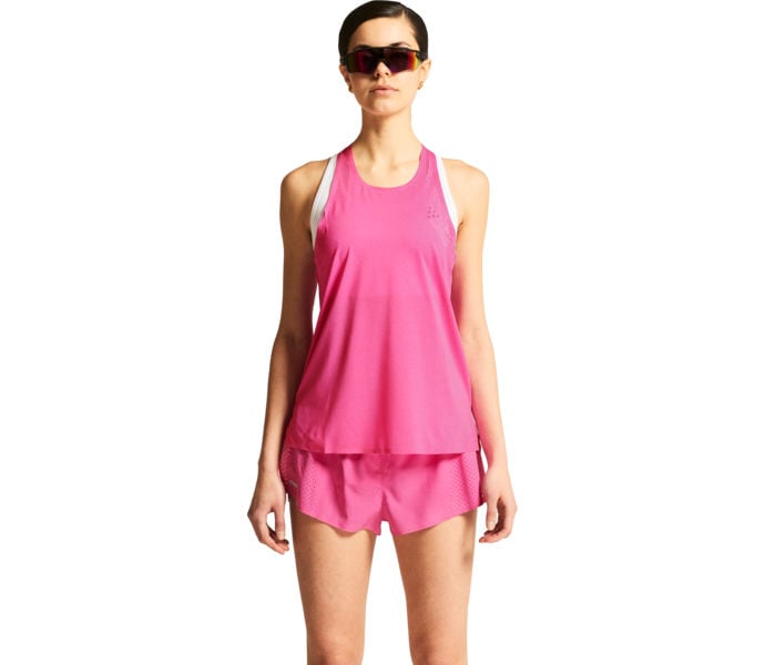 Craft RACE DAY SINGLET 2 LÖPARLINNE Rosa