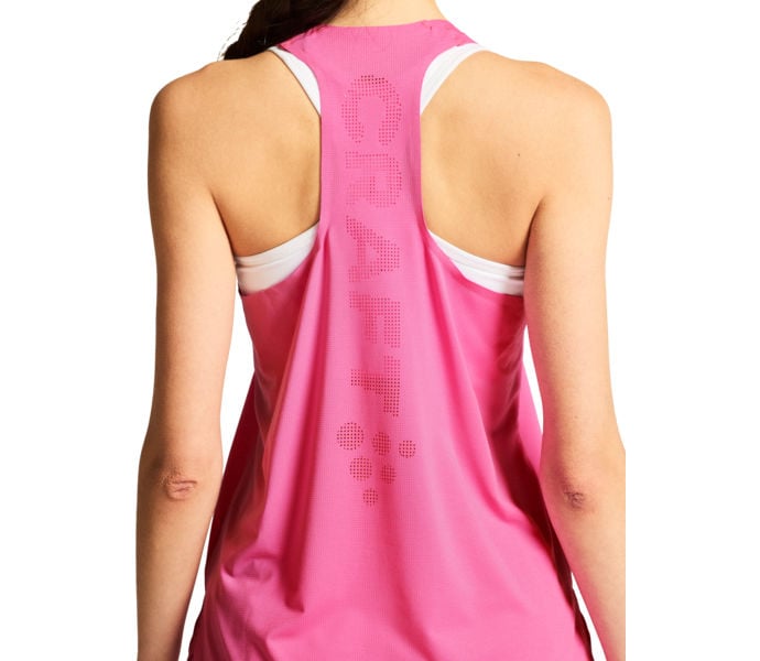Craft RACE DAY SINGLET 2 LÖPARLINNE Rosa