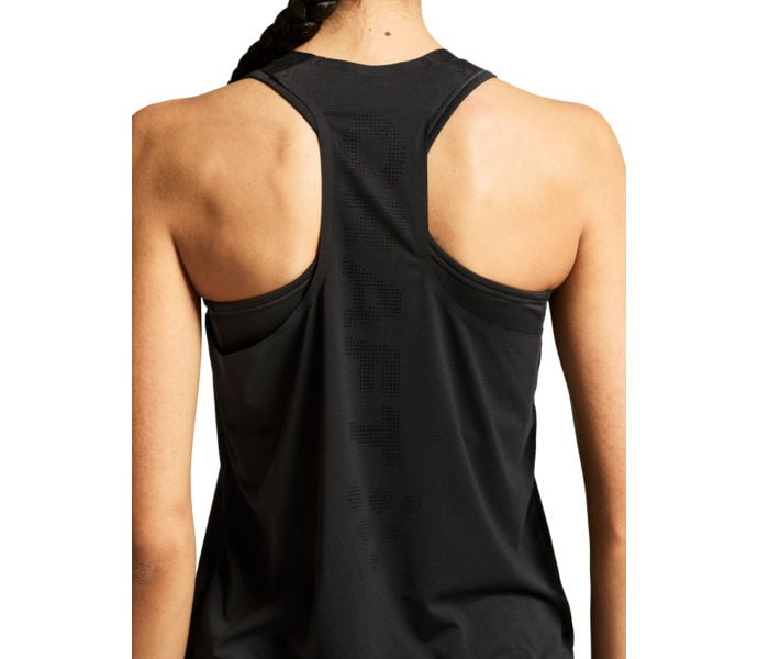 Craft RACE DAY SINGLET 2 LÖPARLINNE Svart