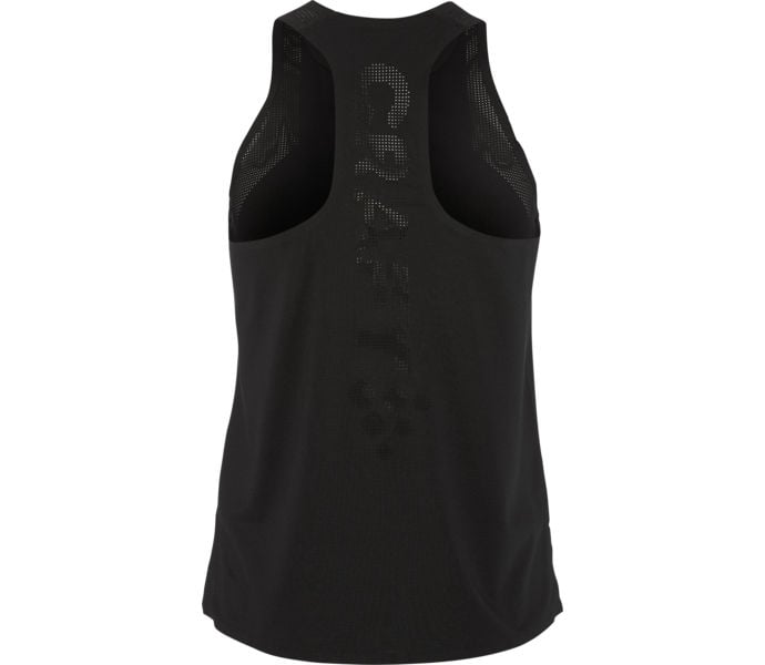 Craft RACE DAY SINGLET 2 LÖPARLINNE Svart
