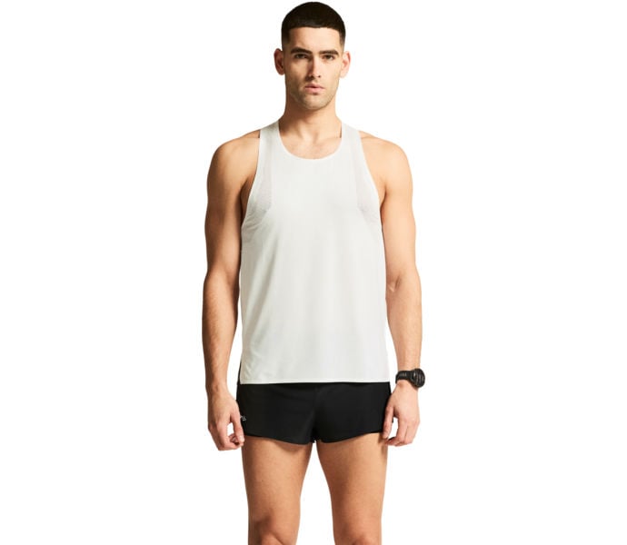 Craft RACE DAY SINGLET 2 LÖPARLINNE Vit