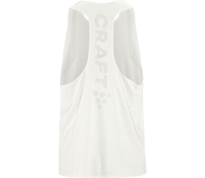 Craft RACE DAY SINGLET 2 LÖPARLINNE Vit