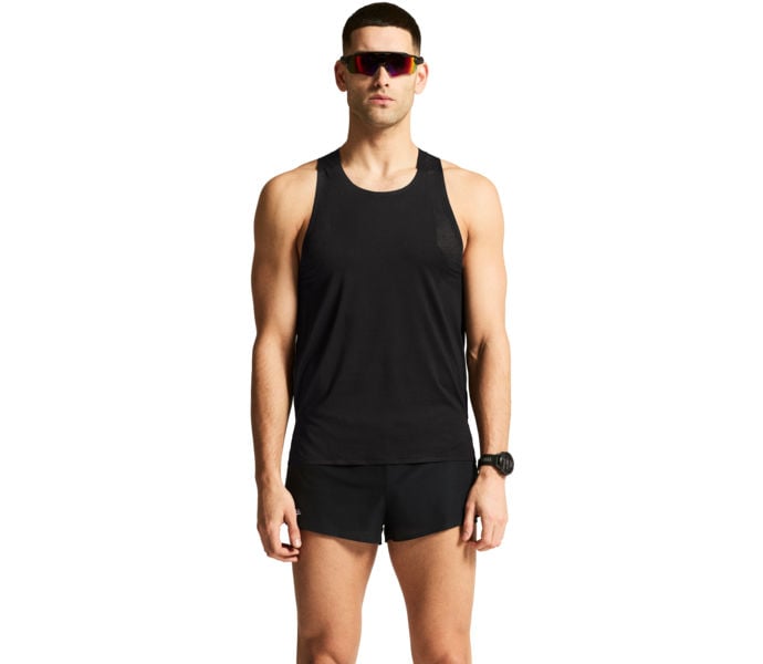 Craft RACE DAY SINGLET 2 LÖPARLINNE Svart