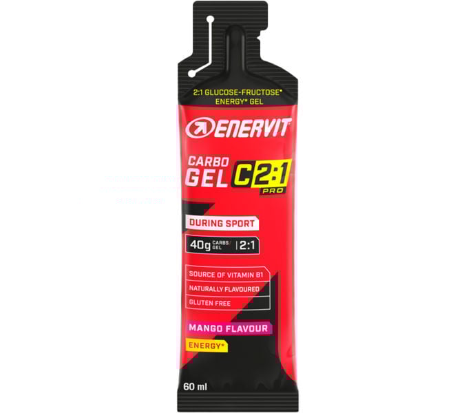 Enervit C2:1 CARBO GEL MANGO 60ML ENERGIGEL Röd