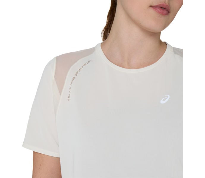 Asics ROAD SS LÖPARTSHIRT Vit