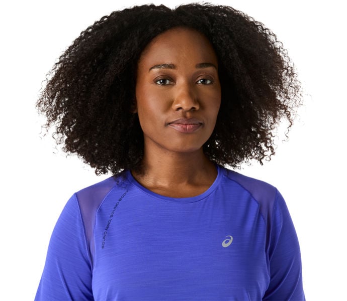 Asics ROAD SS LÖPARTSHIRT Lila